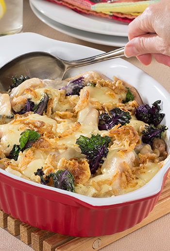 Creamy Chicken Kale Casserole