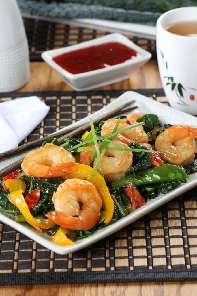 Tasty Tuscany Shrimp Stir-Fry